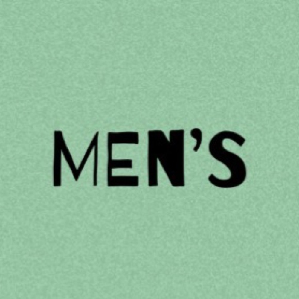 Men’s section of items